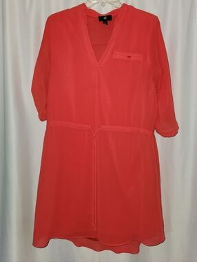 Iz Byer Coral Midi Dress Size M #boho #flattering #summer #party #comfortable